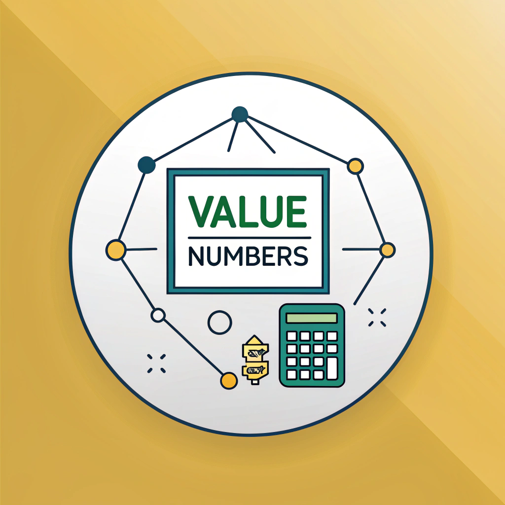 digit value numbers math icon